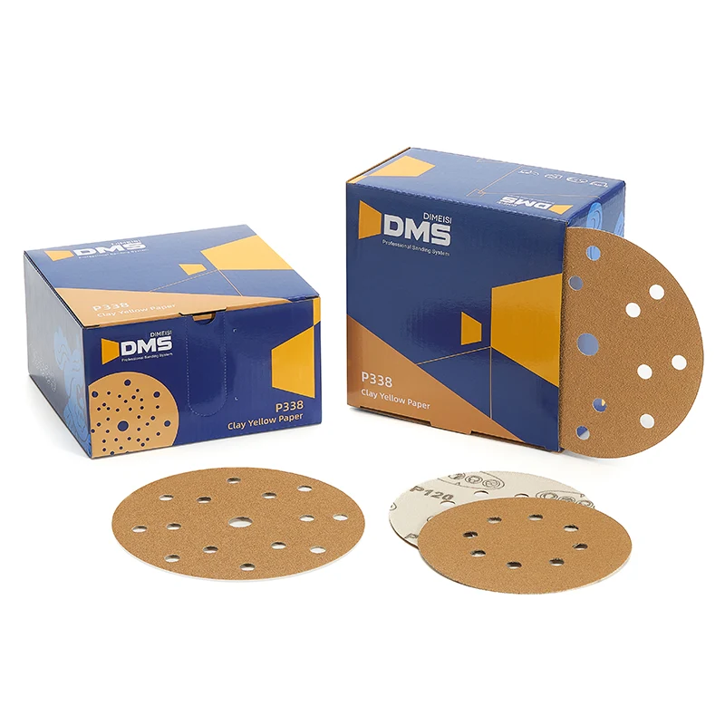 क्ले पिवळा सँडपेपर